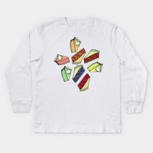 Easy as Pie Kids Long Sleeve T-Shirt